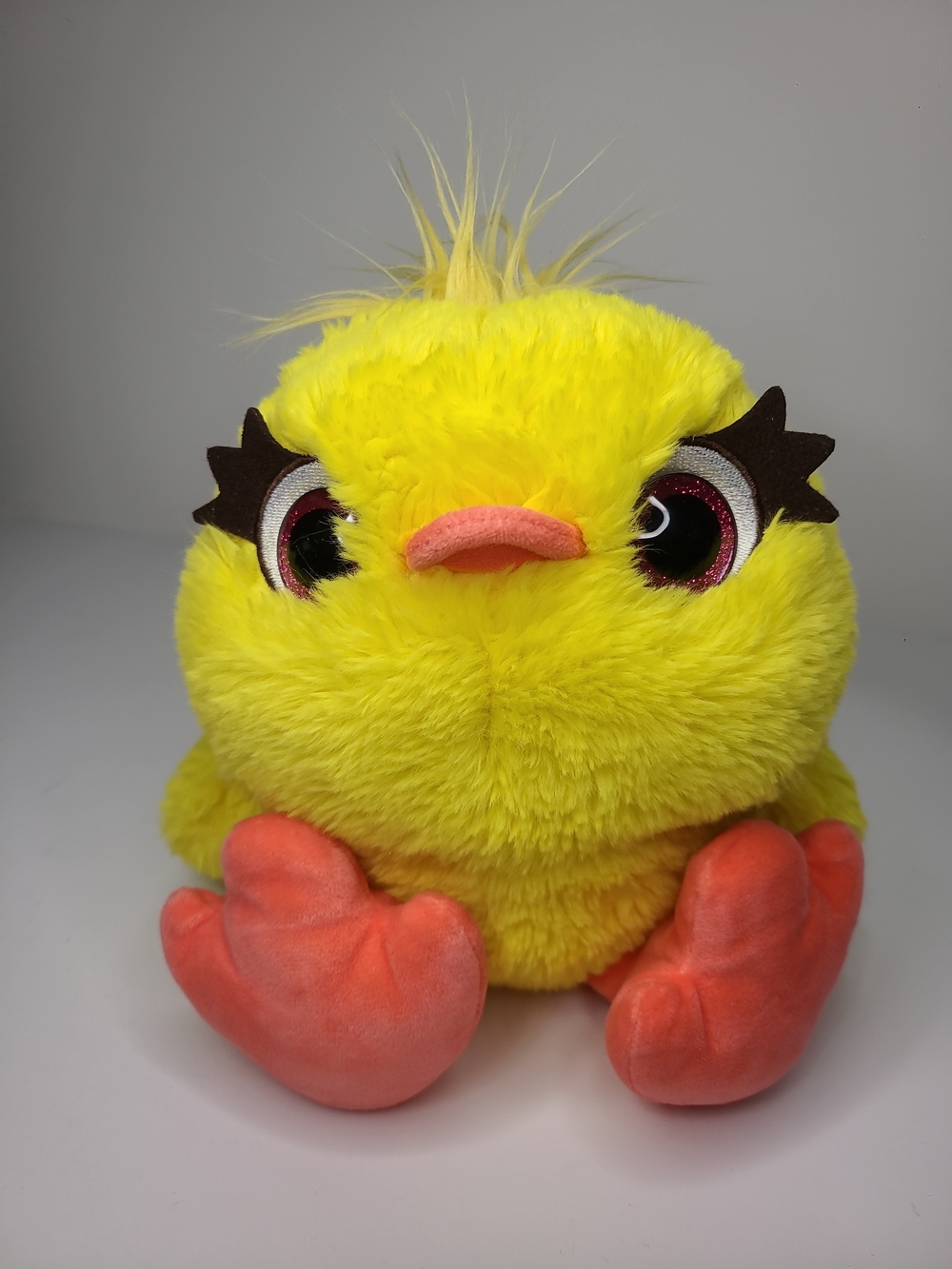 Disney Store Toy Story 4 Talking Ducky Yellow Plush 10" Untested